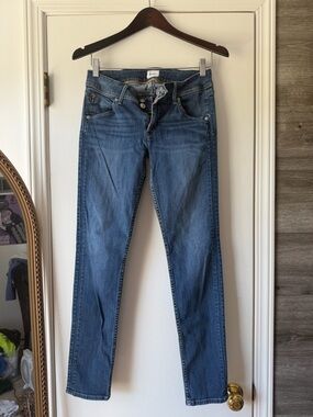 Blue Women's Slim Straight Jeans